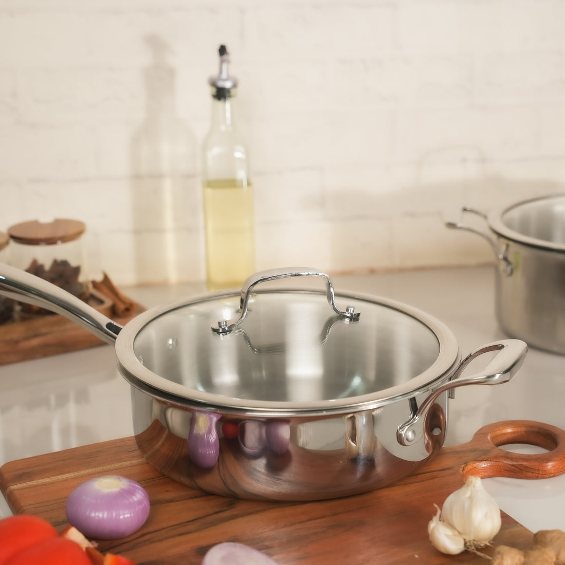 How to Keep Food from Sticking to a Stainless Steel Pan | SUNCASA Cookware Tips