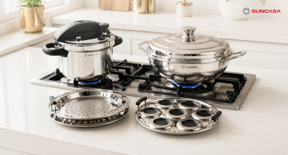 Best Cookware for High Heat Cooking: Materials That Handle Indian Cooking Best