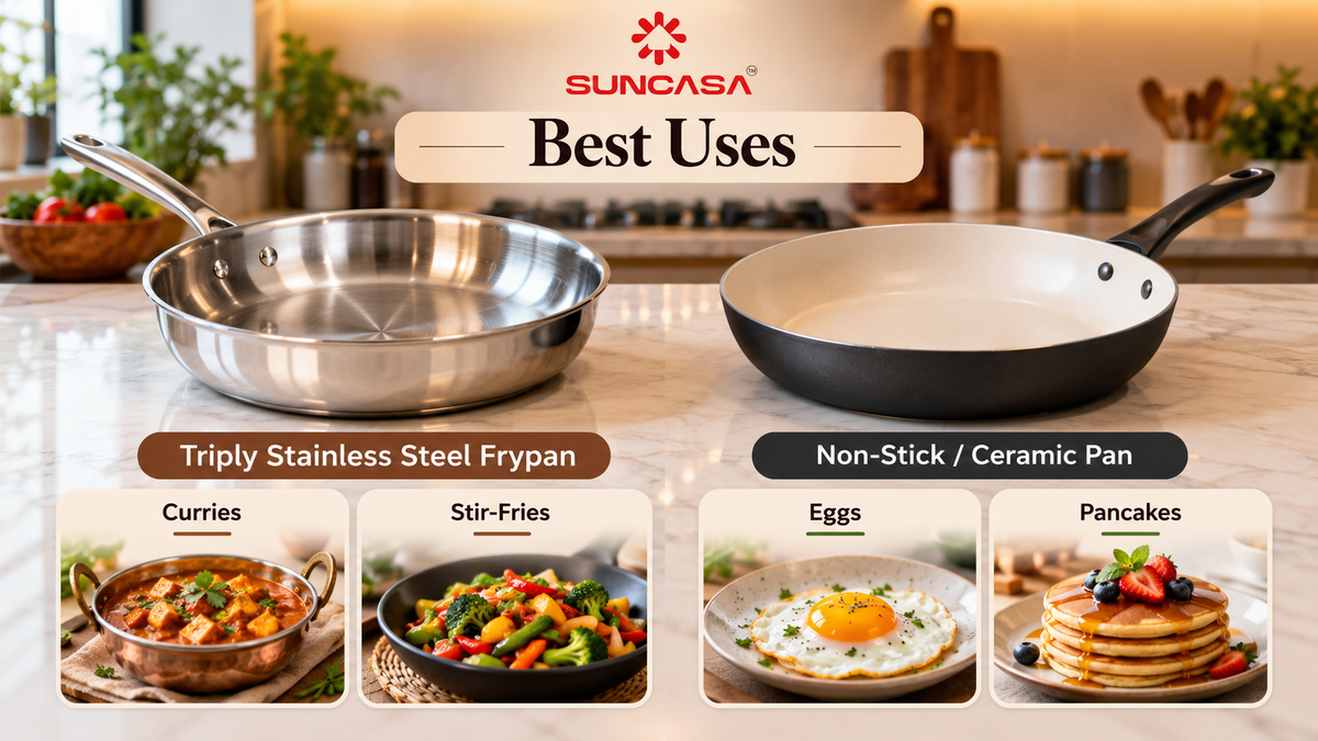 Triply vs Non-Stick Cookware: Which Should You Choose?