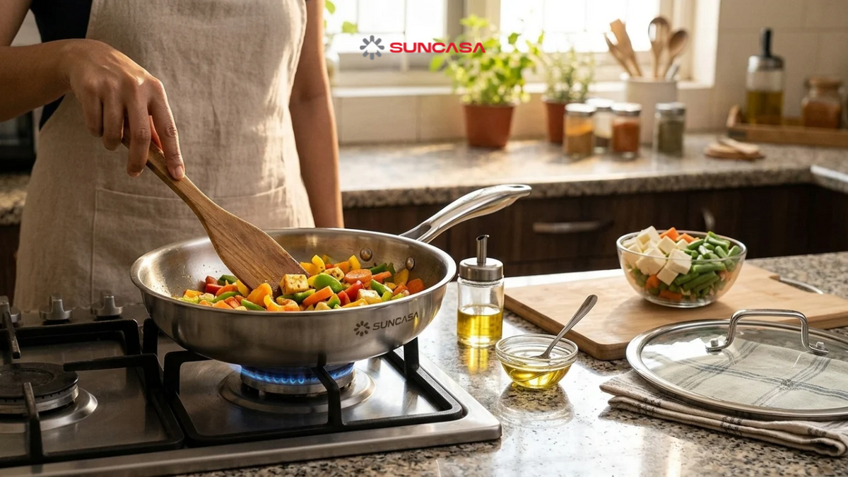 How To Cook With Less Oil In Stainless Steel Pans