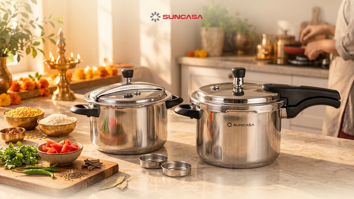 Inner vs Outer Lid Pressure Cooker For Indian Cooking