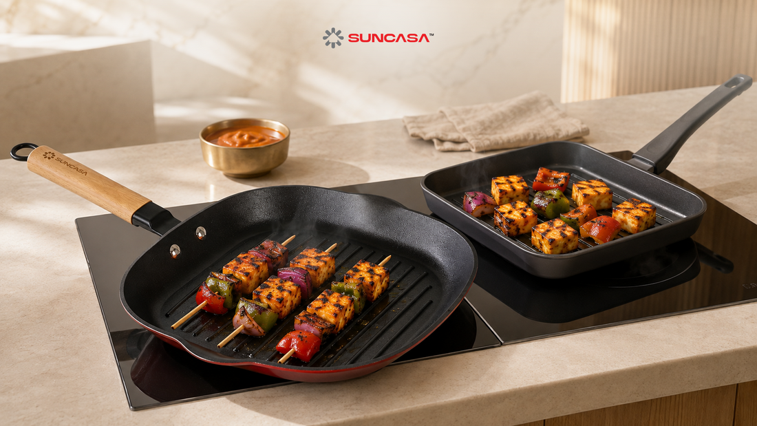 Non-Stick vs Cast Iron Grill Pans For Tandoori Recipes
