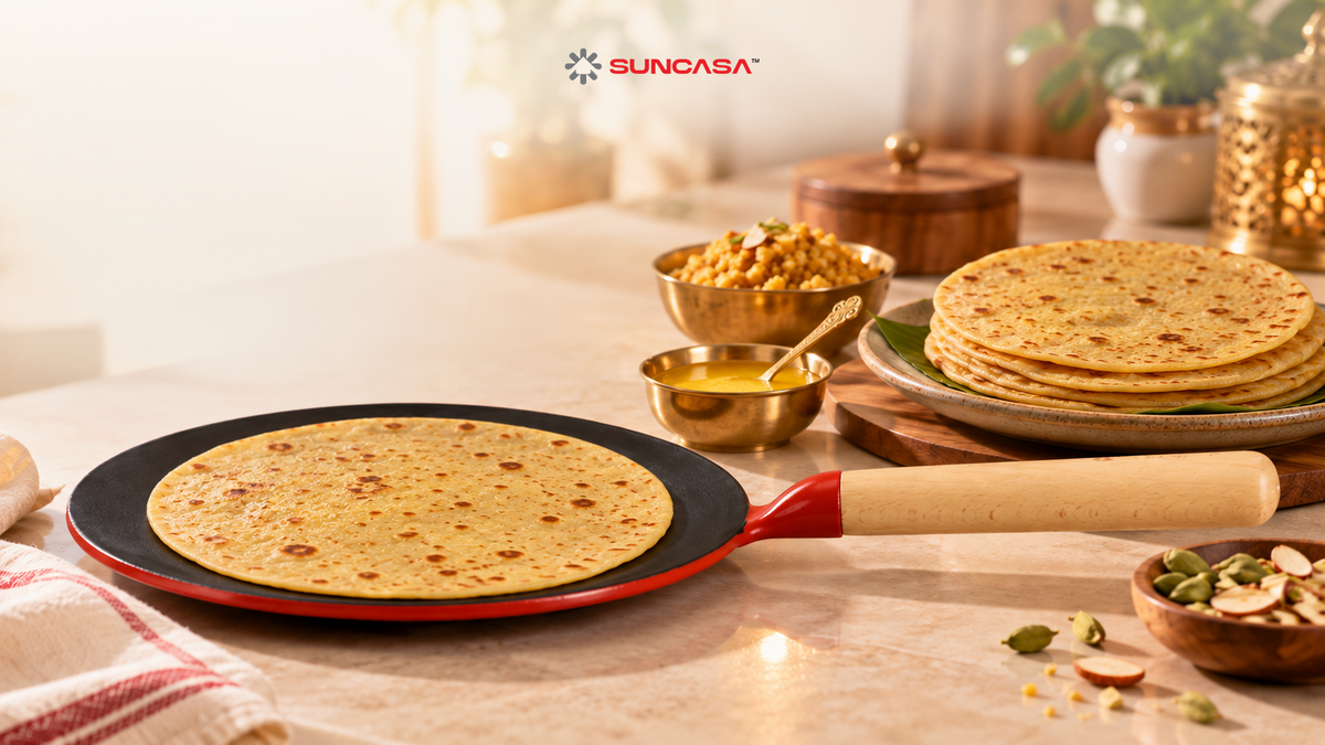 Authentic Puran Poli Recipe Made Easy on a Cast Iron Tawa