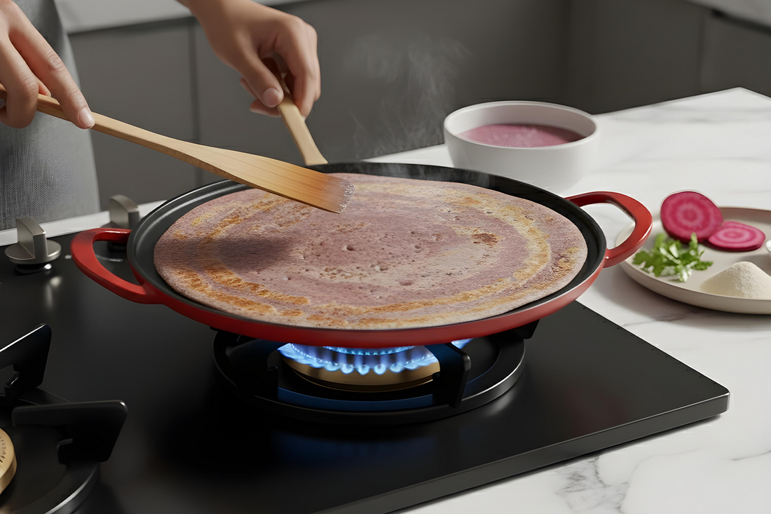 Ragi Beetroot Dosa | A Healthy Twist to Your Morning Routine