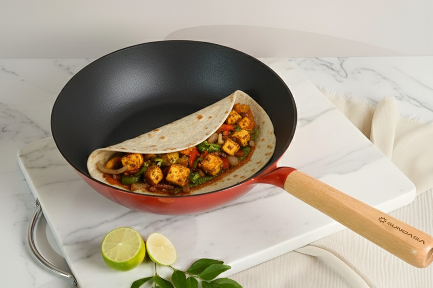 High Protein Veg Wrap | A Quick & Healthy Indian-Style Meal