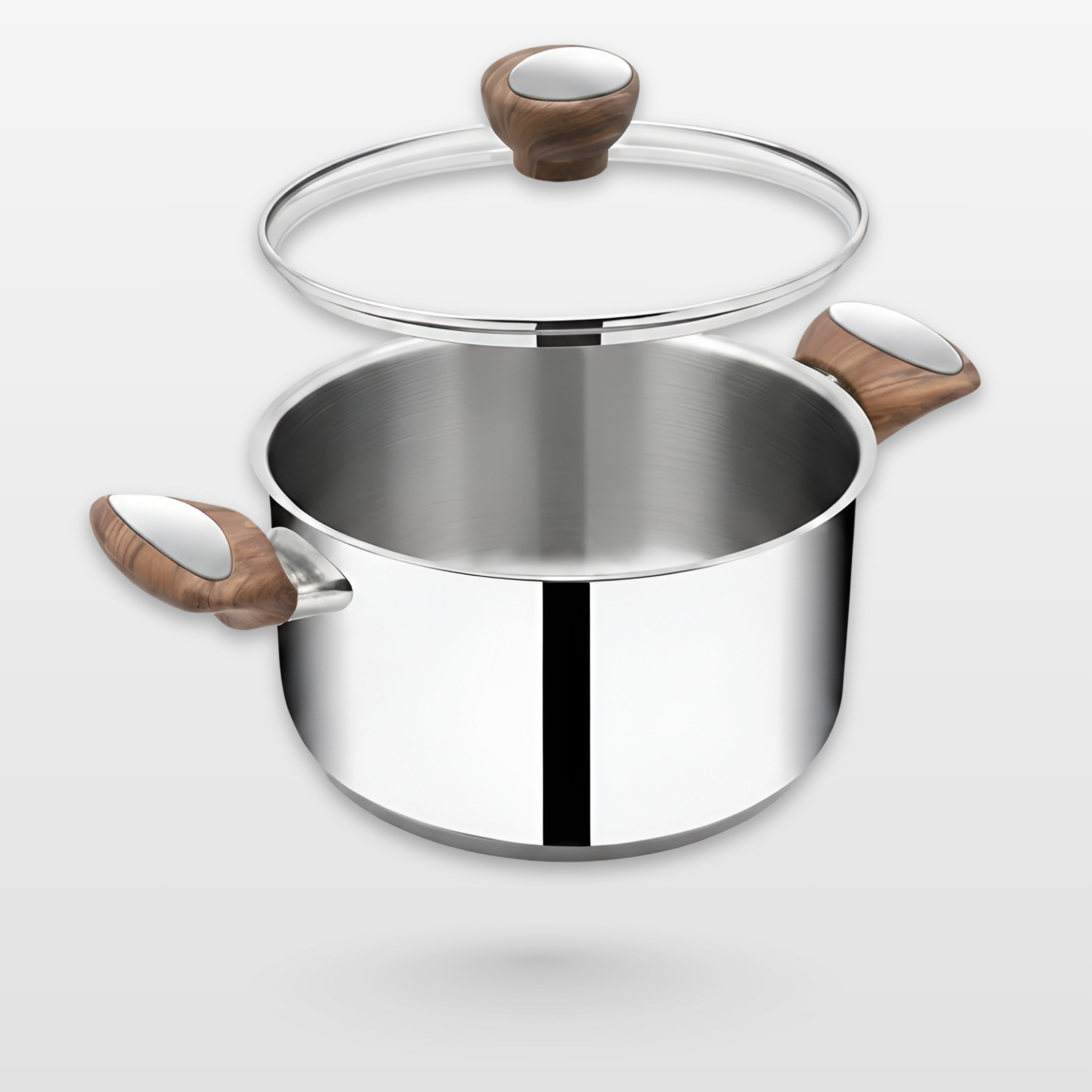 SUNCASA Impact Pro Luxe Casserole with Glass Lid, 16cm