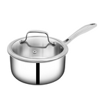 SUNCASA Trismart Triply Sauce pan with lid, 18 cm