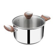 SUNCASA Impact Pro Luxe Casserole with Glass Lid, 24cm