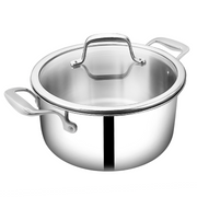 SUNCASA Tri Smart Triply Casserole with lid,28 cm