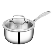 SUNCASA Trismart Triply Sauce pan with lid, 20 cm