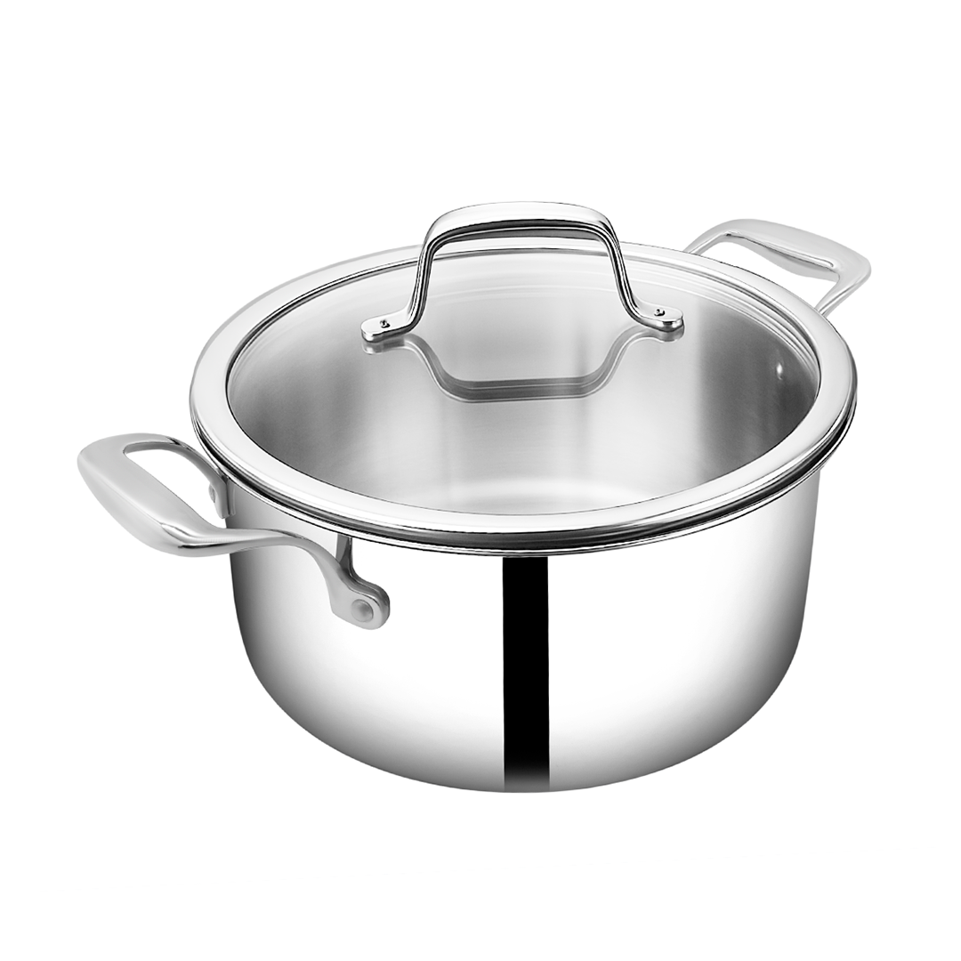 SUNCASA Tri Smart Triply Casserole with lid,20 cm