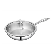SUNCASA Tri Smart Triply Frypan with lid, 22 cm
