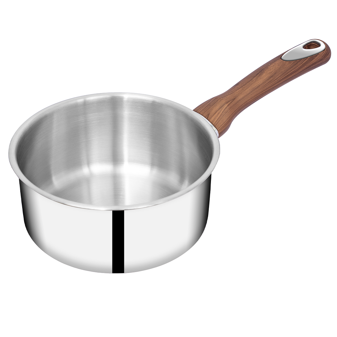 SUNCASA Impact Pro Luxe Saucepan with Glass Lid, 20cm