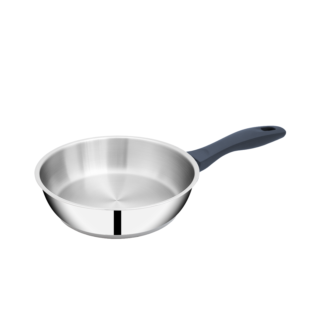 SUNCASA Impact Pro Stainless Steel Frypan, 22cm