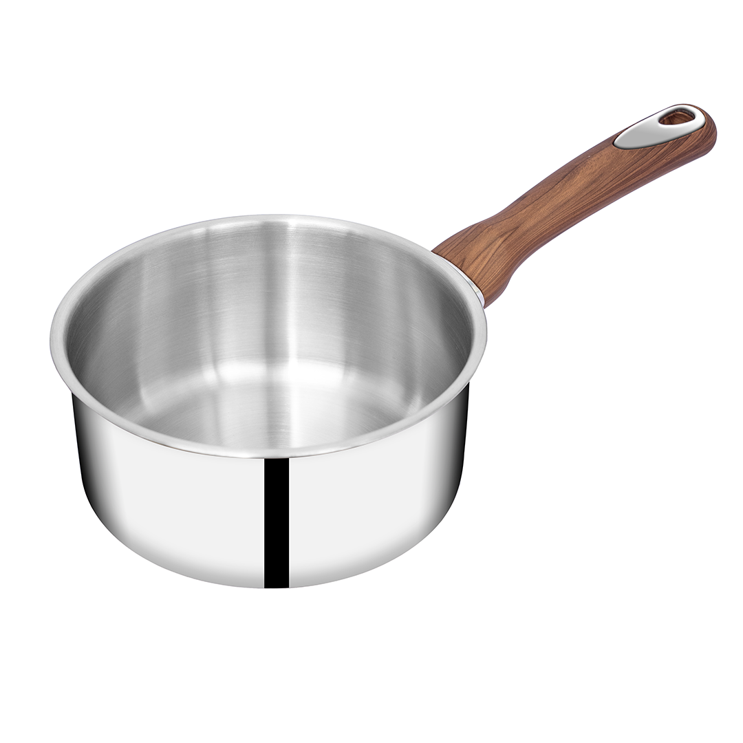 SUNCASA Impact Pro Luxe Saucepan with Glass Lid, 18cm