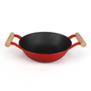SUNCASA Castella Pre Seasoned Cast Iron Kadai, 26cm/ 2.8L