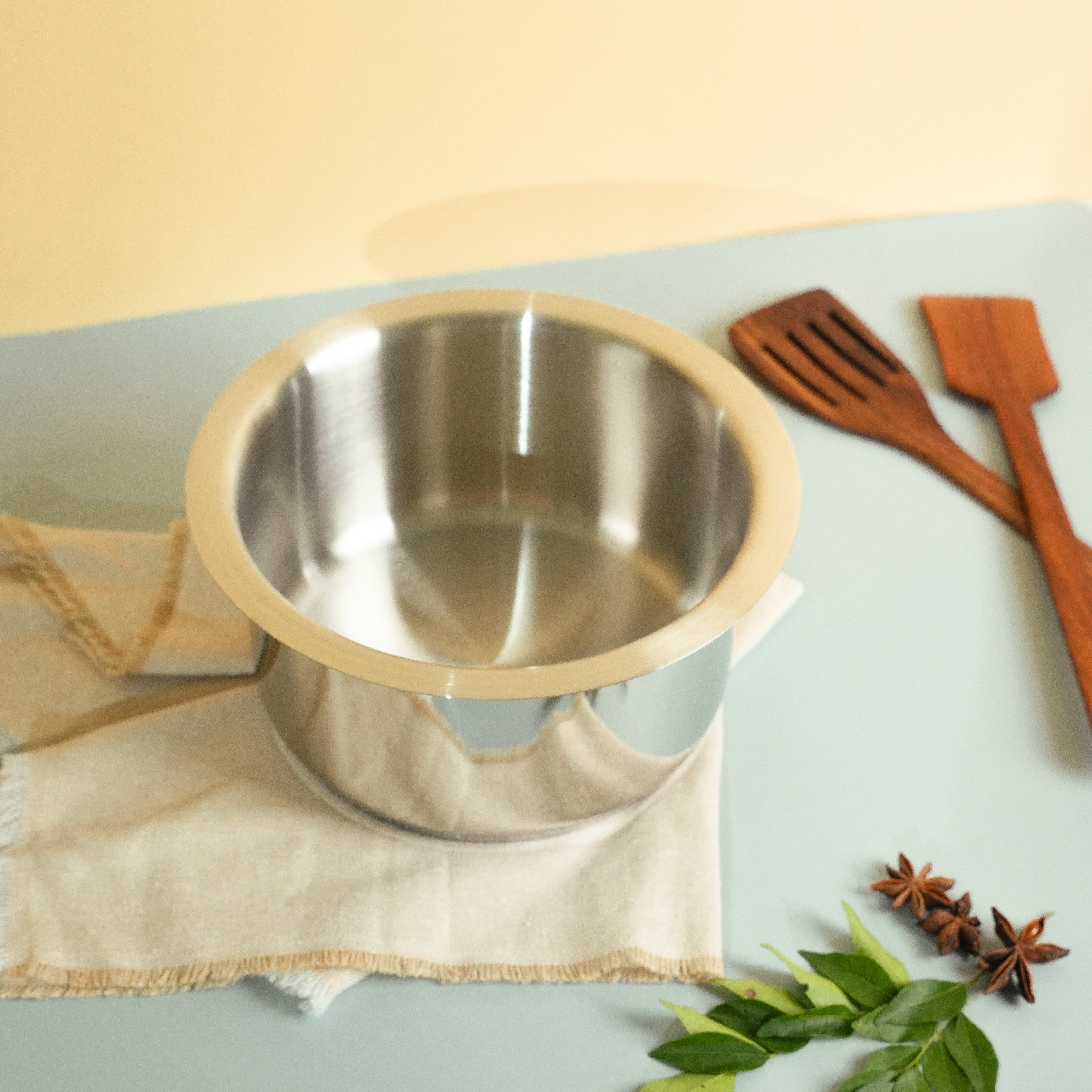 SUNCASA Impact Pro Stainless Steel Tope with Steel Lid, 16cm