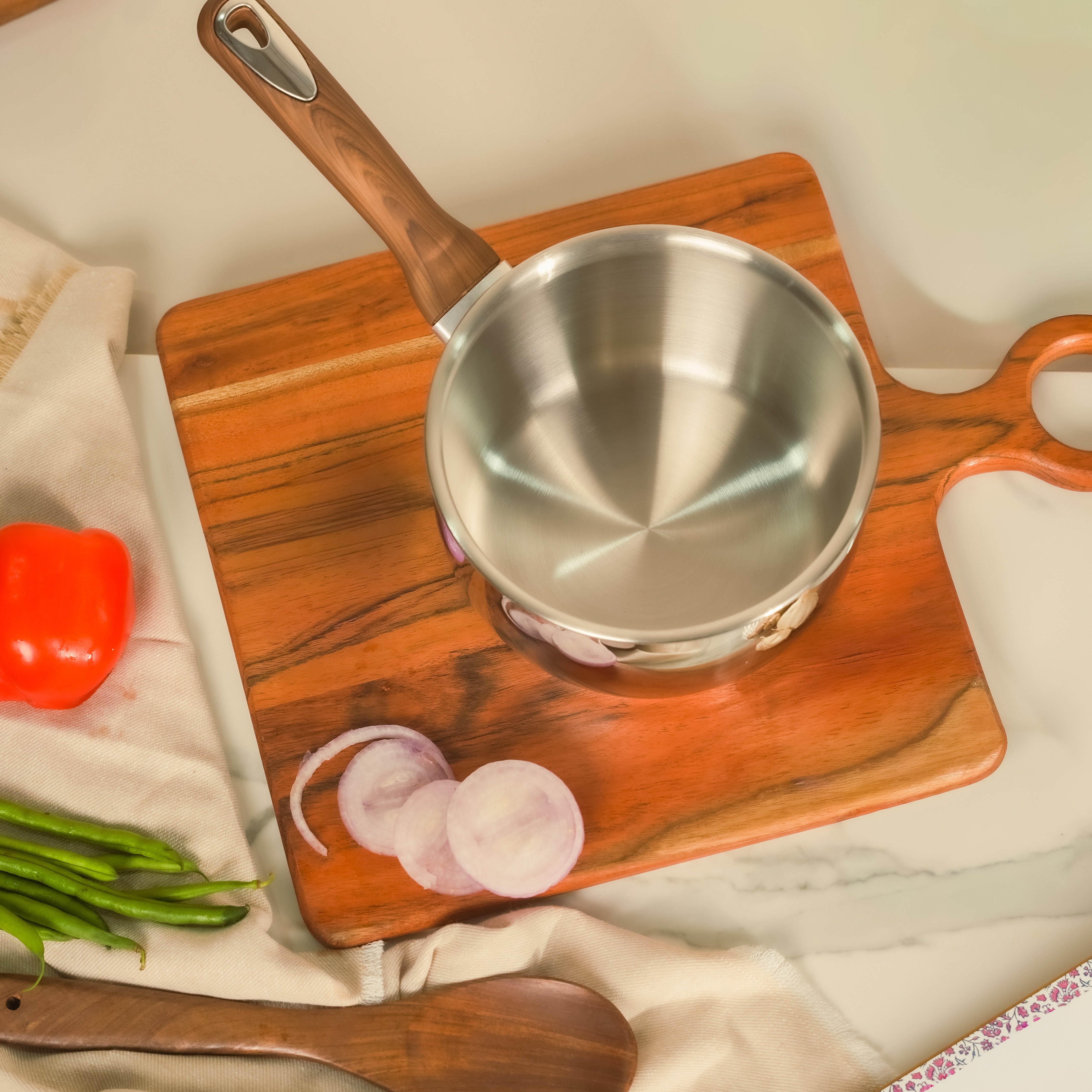 SUNCASA Impact Pro Luxe Belly Saucepan, 16cm