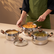 Impact Pro Luxe Cookware Set Belly Casserole Set of 3 ( 16cm + 18cm + 20cm)