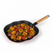 Castella Pre Seasoned Cast Iron Grillpan, 28cm/ 1.7L