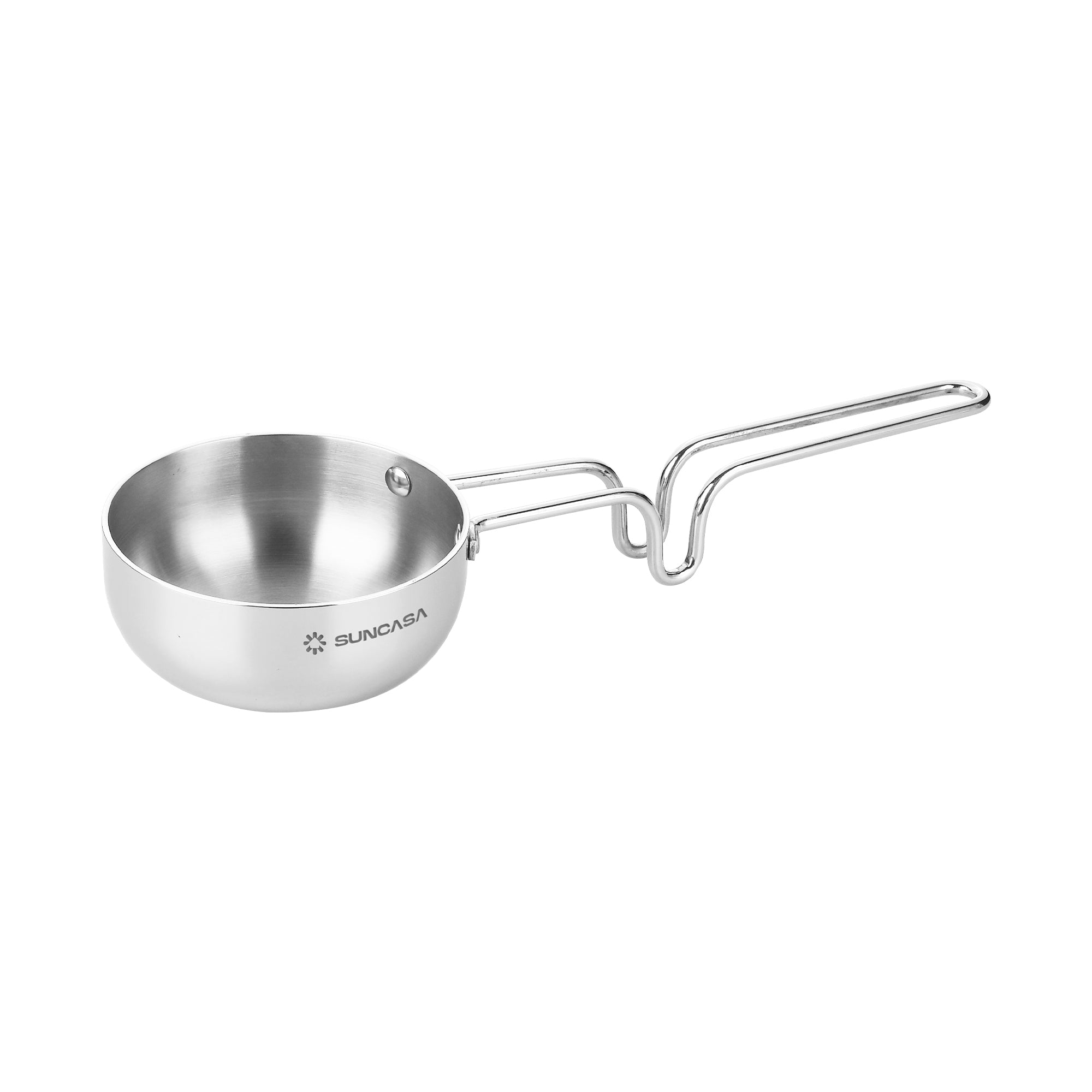 SUNCASA Trismart Triply Tadka pan, 10 cm