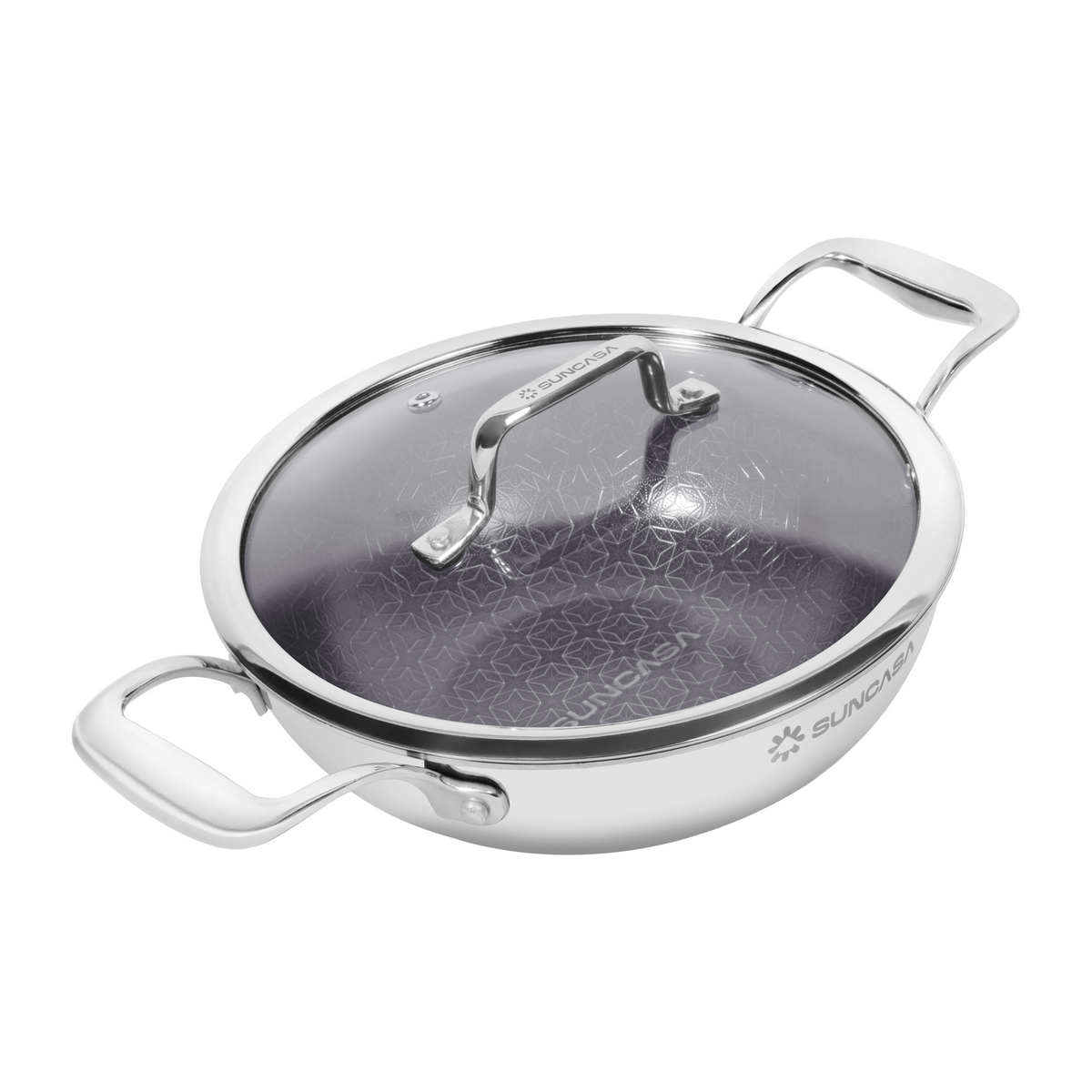 Mitrix Plus Triply with Ceramic Coating Kadai, 26cm