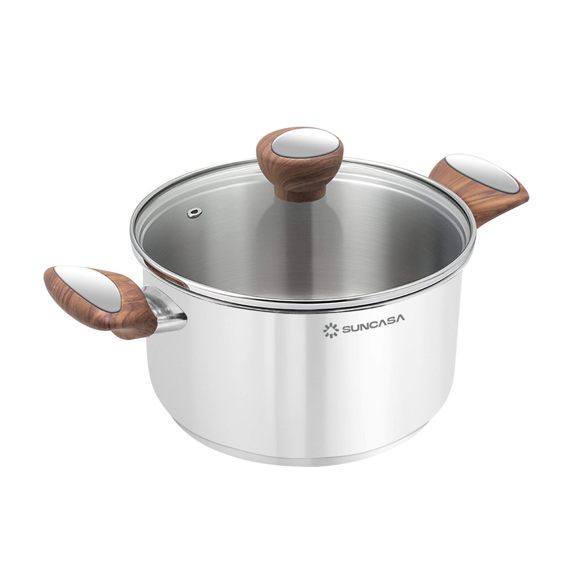 Impact Pro Luxe Casserole with Glass Lid, 20cm/ 3.08L