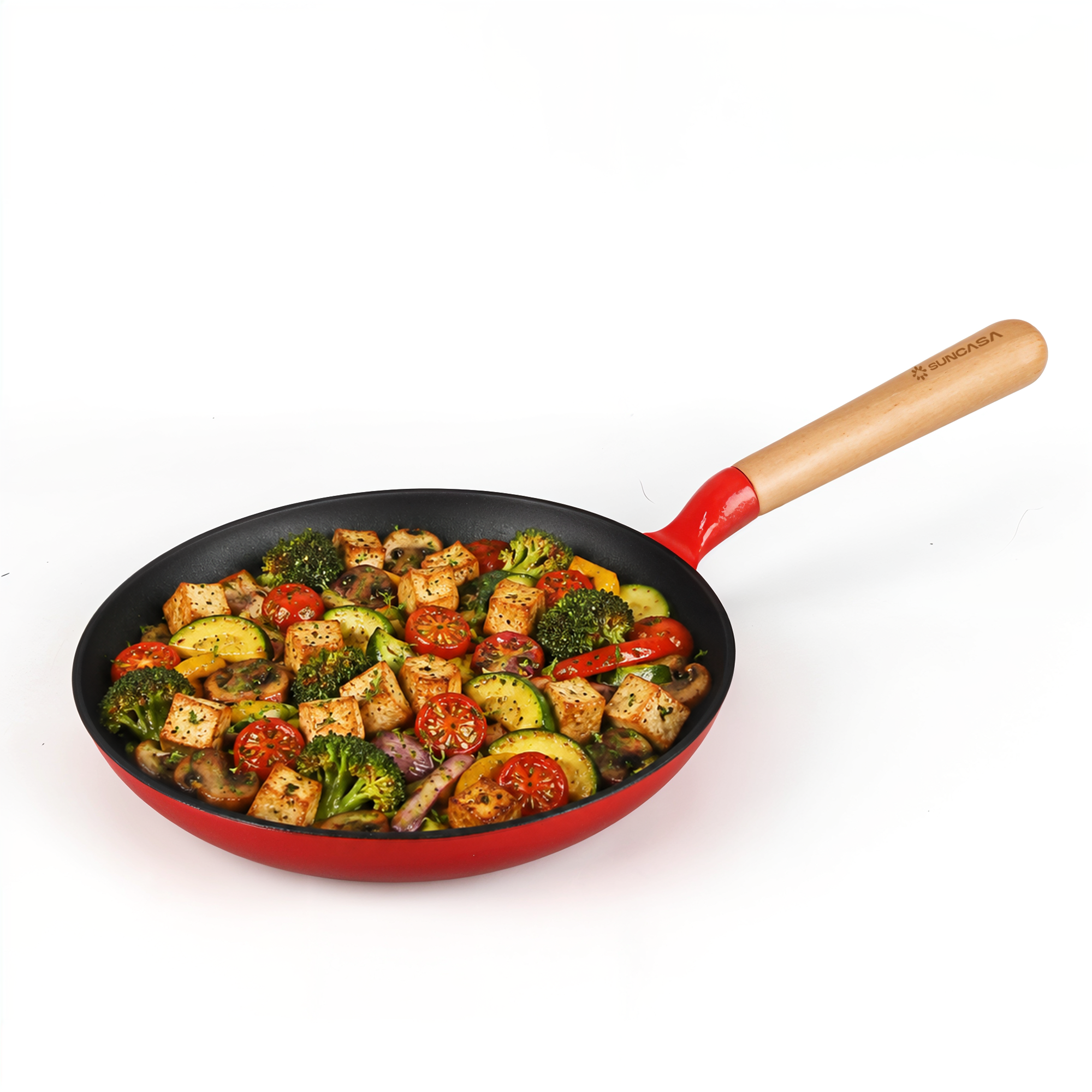 Castella Pre Seasoned Cast Iron Frypan, 24cm/ 1.3L
