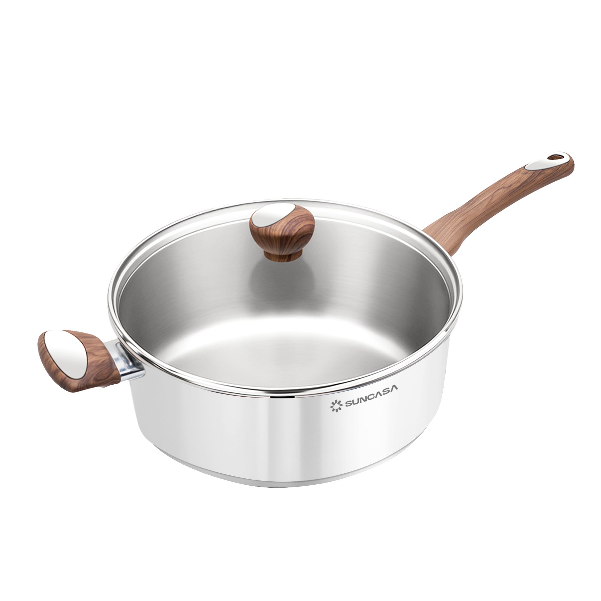 Impact Pro Luxe SautePan with Glass Lid, 26cm/ 4.57L