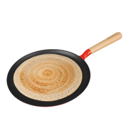 Castella Pre Seasoned Cast Iron Dosa Tawa, 28cm