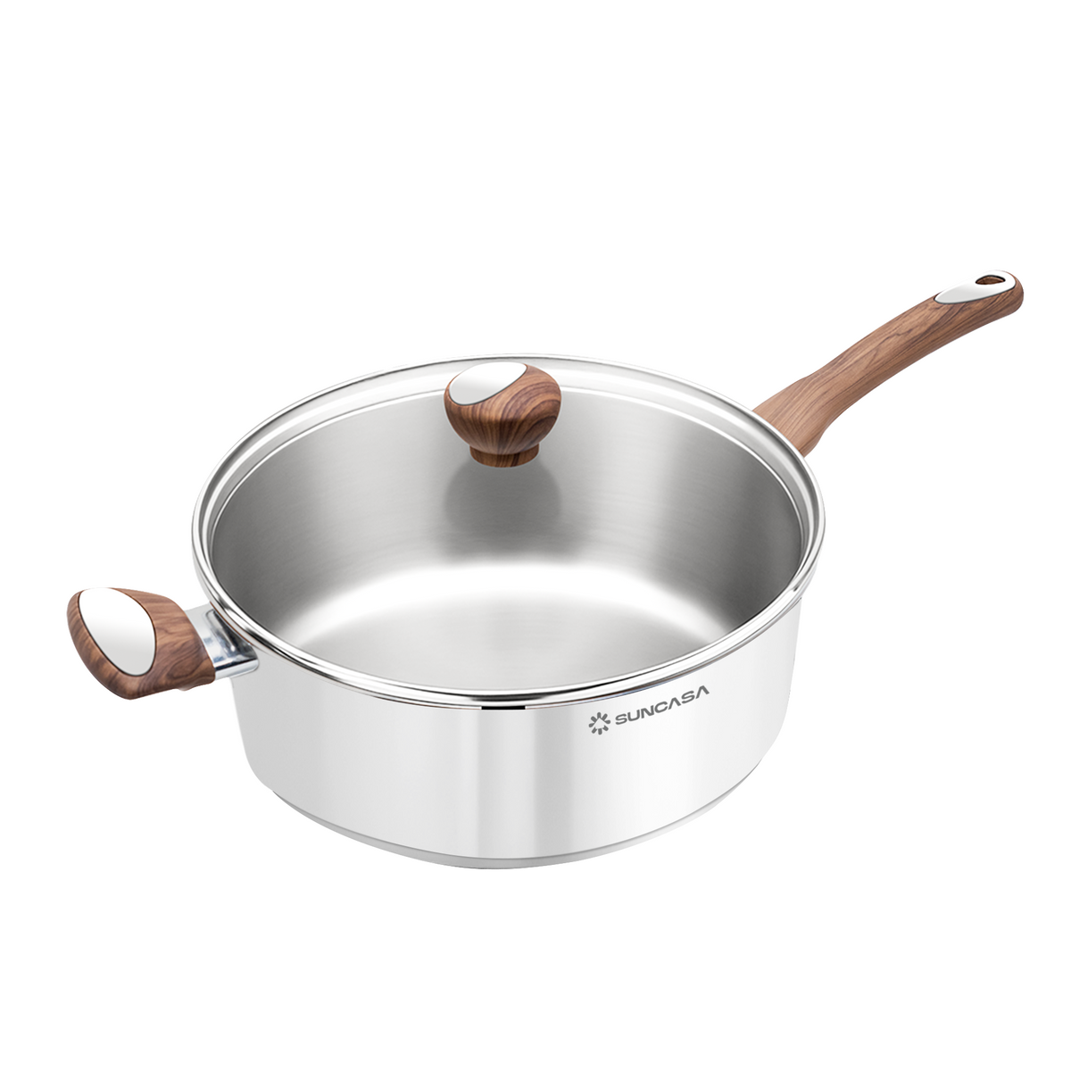 Impact Pro Luxe SautePan with Glass Lid, 24cm/ 3.45L