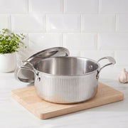Trishield Elite Hammered Casserole with lid 18 cm