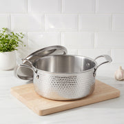 Trishield Hammered Casserole with lid 24 cm