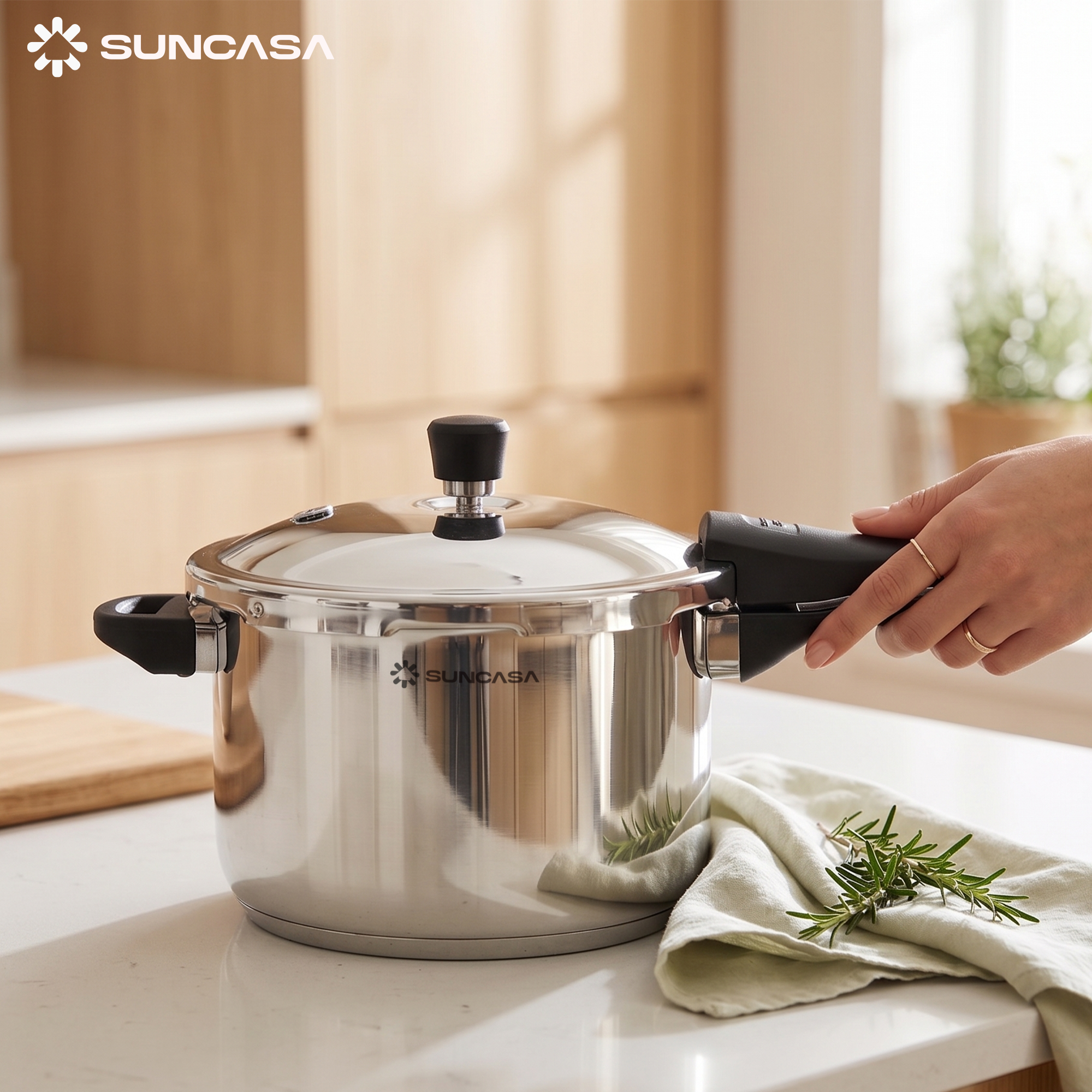 Impact Pro Stainless Steel Outer Lid Cooker, 2L