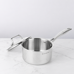 SUNCASA Trismart Triply Sauce pan with lid, 18 cm