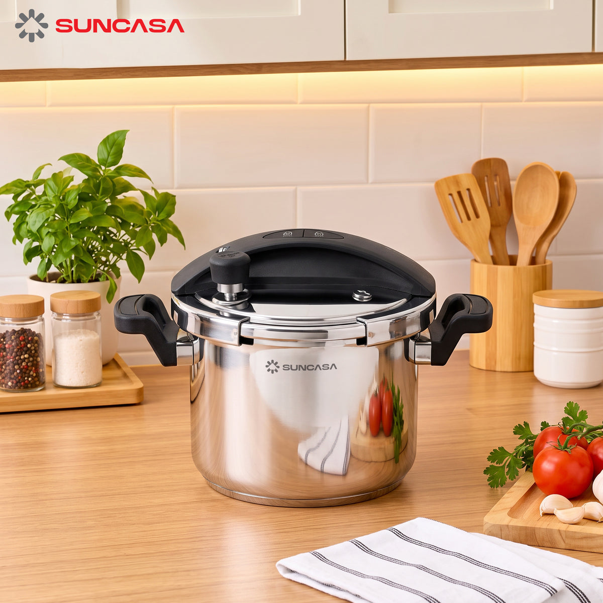 Impact Pro Click On Pressure Cooker, 5L (Grade 304)