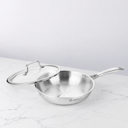 SUNCASA Trismart Triply Frypan with lid, 20 cm