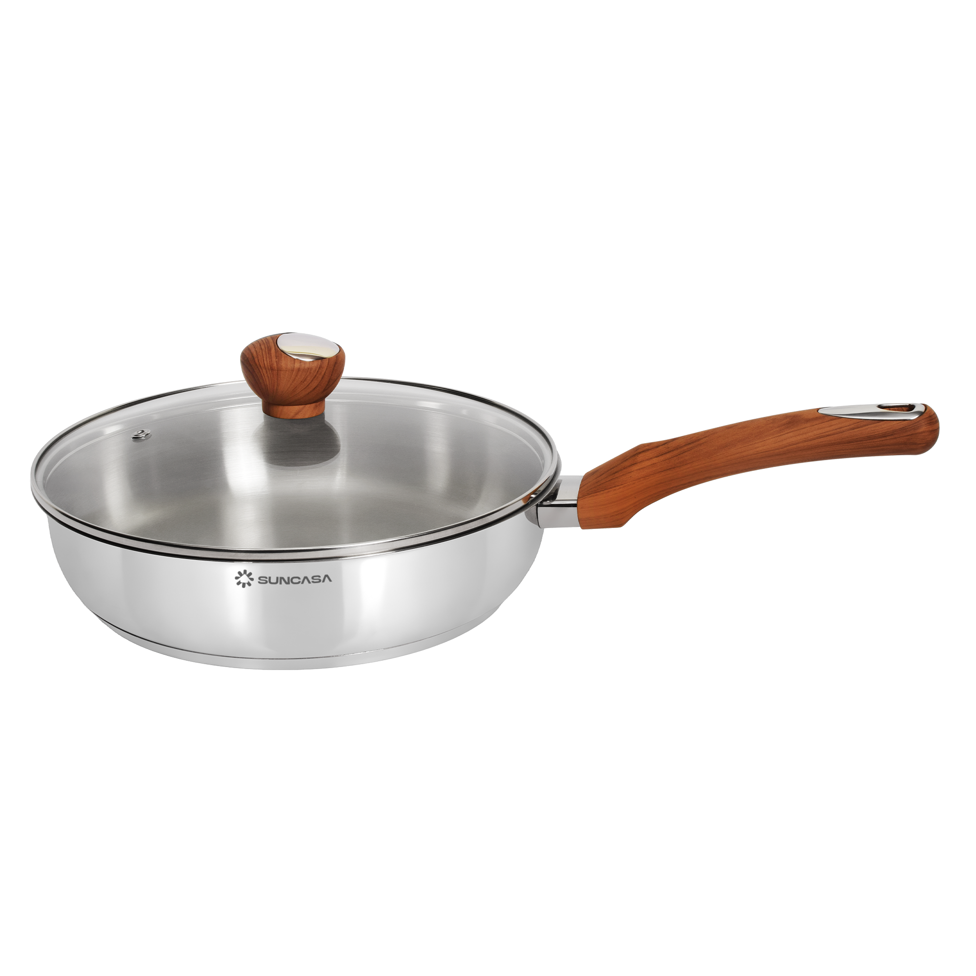 Impact Pro Luxe Frypan with Glass Lid, 28cm/ 3.85L
