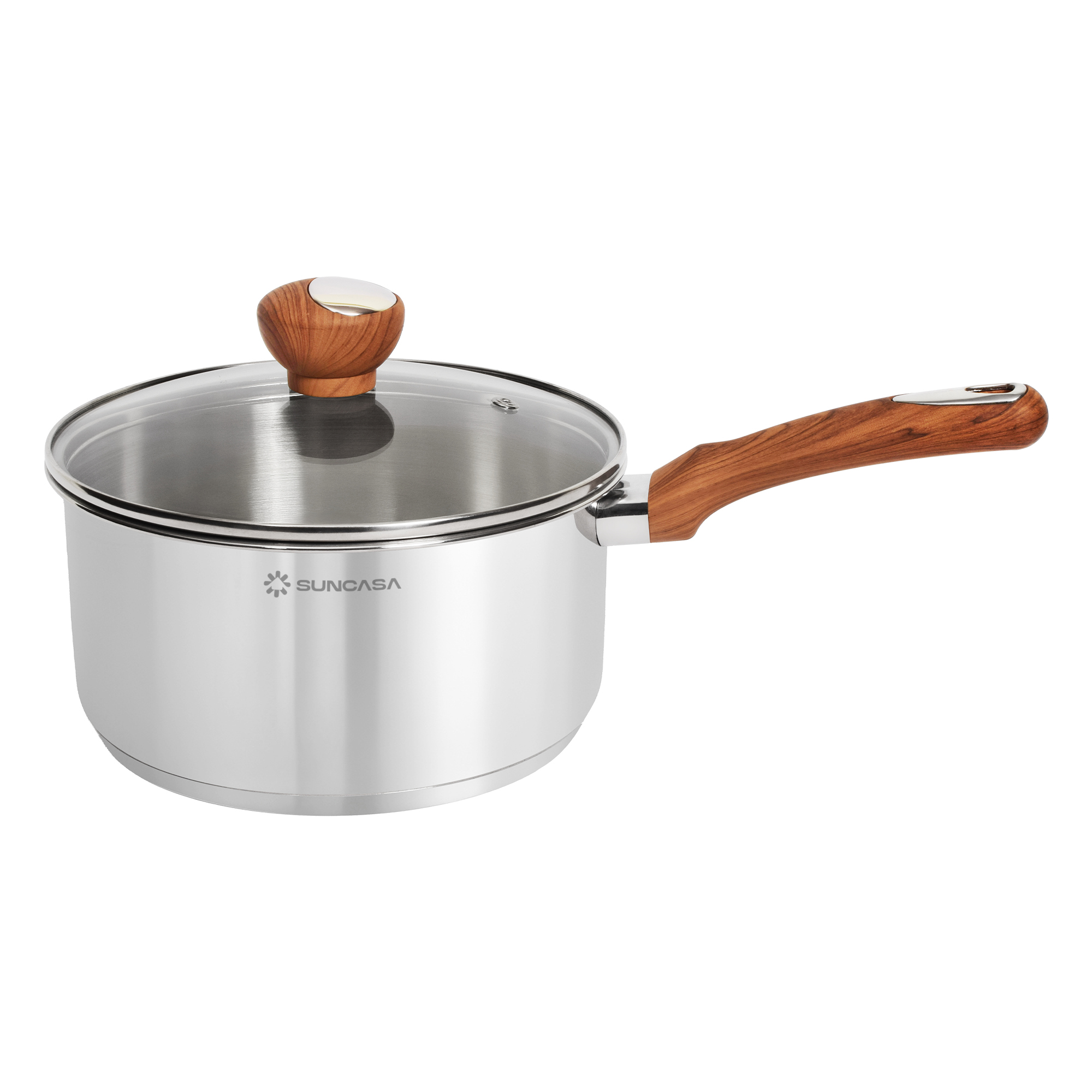 Impact Pro Luxe Saucepan with Glass Lid, 14cm/ 1L