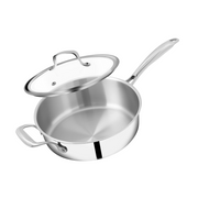 SUNCASA Trismart Triply Sautepan with lid,  26 cm