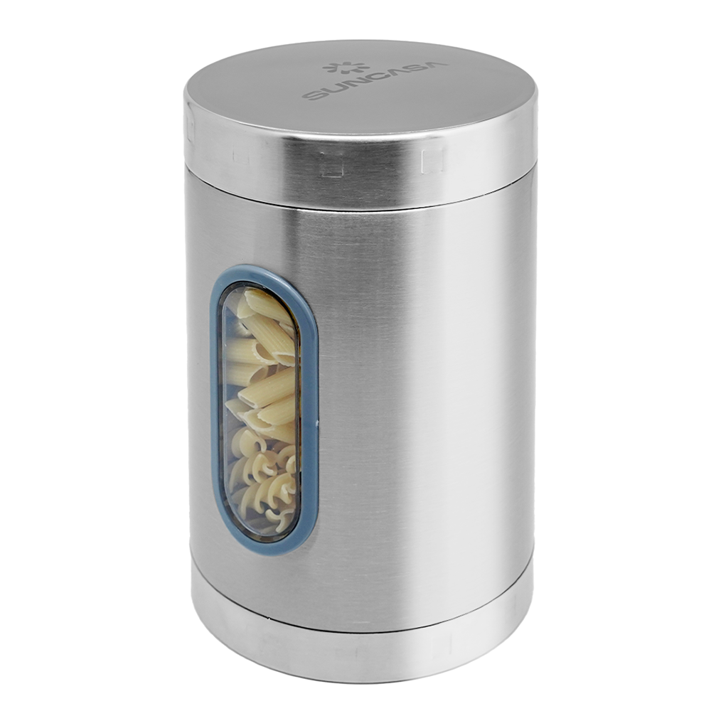 SUNCASA Essentra S.S Screw Lid Canister, 1900 ml