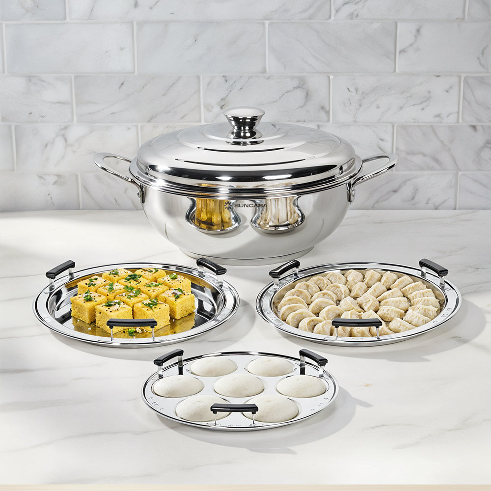 SUNCASA Multi Kadai Set,27cm